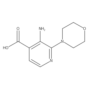 3-Amino-2-morpholinoisonicotinic acid结构式