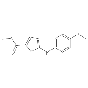 Methyl 2-[(4-methoxyphenyl)amino]-1,3-thiazole-5-carboxylate Structure