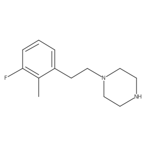 1-[2-(3-Fluoro-2-methylphenyl)ethyl]piperazine结构式