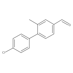 4'-Chloro-2-methyl-[1,1'-biphenyl]-4-carbaldehyde结构式