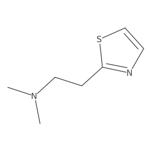 N,N-Dimethyl-2-thiazoleethanamine Structure