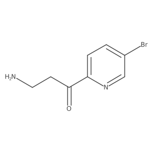 3-Amino-1-(5-bromopyridin-2-yl)propan-1-one Structure