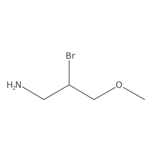 2-Bromo-3-methoxypropan-1-amine Structure