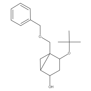 (1S,2R,4S,5R)-5-((Benzyloxy)methyl)-4-(tert-butoxy)bicyclo[3.1.0]hexan-2-ol结构式