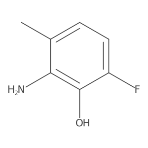 2-Amino-6-fluoro-3-methylphenol Structure