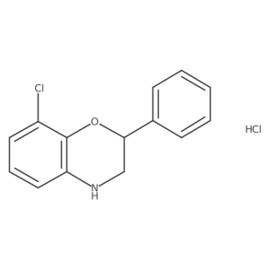 8-chloro-2-phenyl-3,4-dihydro-2H-1,4-benzoxazine hydrochloride Structure