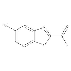 1-(5-Mercaptobenzo[d]oxazol-2-yl)ethanone结构式