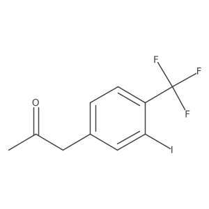 1-(3-Iodo-4-(trifluoromethyl)phenyl)propan-2-one结构式