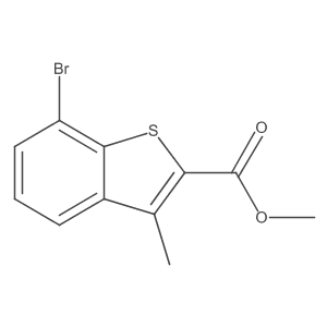 Methyl 7-bromo-3-methyl-1-benzothiophene-2-carboxylate Structure