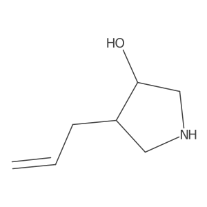 4-(Prop-2-EN-1-YL)pyrrolidin-3-OL Structure