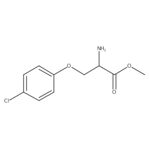 methyl O-(4-chlorophenyl)serinate结构式