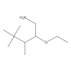 2-Ethoxy-3,4,4-trimethylpentan-1-amine Structure