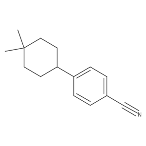 4-(4,4-Dimethylcyclohexyl)benzonitrile结构式