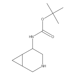 Tert-butyl N-[(1R,5R,6S)-3-azabicyclo[4.1.0]heptan-5-yl]carbamate Structure