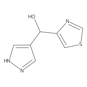 (1H-Pyrazol-4-yl)(1,3-thiazol-4-yl)methanol Structure