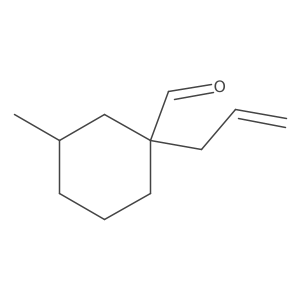 3-Methyl-1-(prop-2-en-1-yl)cyclohexane-1-carbaldehyde结构式