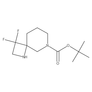 Tert-butyl 3,3-difluoro-1,6-diazaspiro[3.5]nonane-6-carboxylate Structure
