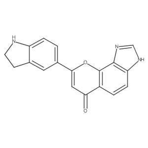 8-(Indolin-5-yl)chromeno[7,8-d]imidazol-6(3H)-one Structure