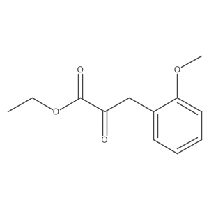 Ethyl 3-(2-methoxyphenyl)-2-oxopropanoate结构式