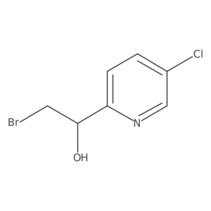 2-Bromo-1-(5-chloropyridin-2-yl)ethan-1-ol Structure