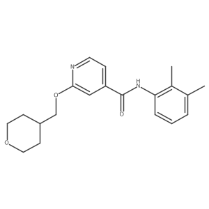 N-(2,3-dimethylphenyl)-2-((tetrahydro-2H-pyran-4-yl)methoxy)isonicotinamide Structure