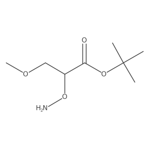 tert-Butyl 2-(aminooxy)-3-methoxypropanoate Structure