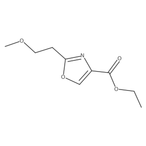 Ethyl 2-(2-Methoxyethyl)oxazole-4-carboxylate Structure