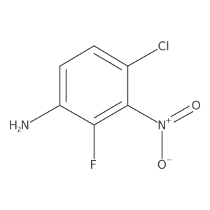 4-Chloro-2-fluoro-3-nitro-phenylamine Structure