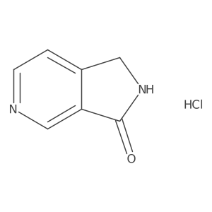 1H,2H,3H-pyrrolo[3,4-c]pyridin-3-one hydrochloride结构式