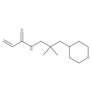 N-[2,2-Dimethyl-3-(oxan-4-YL)propyl]prop-2-enamide Structure