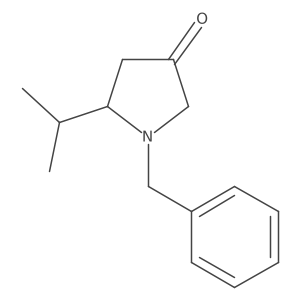 1-Benzyl-5-isopropylpyrrolidin-3-one Structure