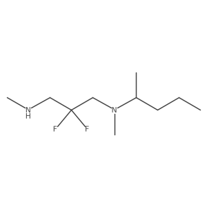 [2,2-Difluoro-3-(methylamino)propyl](methyl)(pentan-2-yl)amine结构式