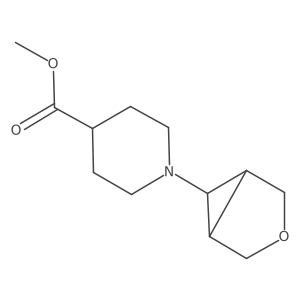 Methyl 1-{3-oxabicyclo[3.1.0]hexan-6-yl}piperidine-4-carboxylate Structure