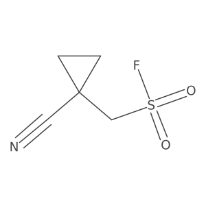 (1-Cyanocyclopropyl)methanesulfonyl fluoride结构式