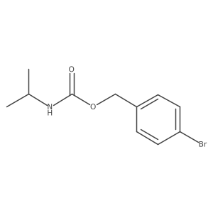 4-Bromobenzyl isopropylcarbamate Structure