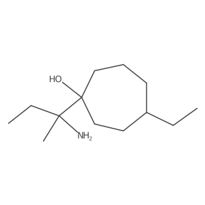 1-(2-Aminobutan-2-yl)-4-ethylcycloheptan-1-ol Structure