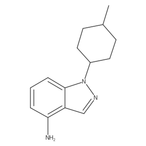 1-(4-methylcyclohexyl)-1H-indazol-4-amine Structure