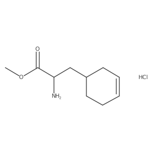 Methyl 2-amino-3-(cyclohex-3-en-1-yl)propanoate hydrochloride结构式