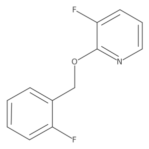 3-Fluoro-2-[(2-fluorophenyl)methoxy]pyridine Structure