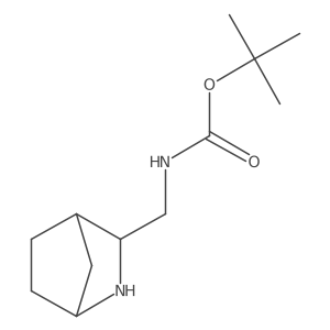 tert-Butyl (((1S,3R,4R)-2-azabicyclo[2.2.1]heptan-3-yl)methyl)carbamate Structure