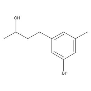 (2S)-4-(3-bromo-5-methylphenyl)butan-2-ol结构式