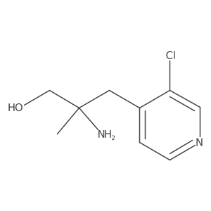 2-Amino-3-(3-chloropyridin-4-yl)-2-methylpropan-1-ol Structure