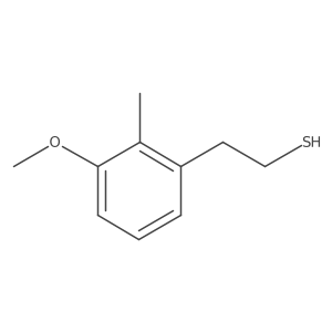 2-(3-Methoxy-2-methylphenyl)ethane-1-thiol结构式