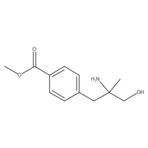 Methyl 4-(2-amino-3-hydroxy-2-methylpropyl)benzoate Structure