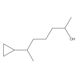 6-Cyclopropylheptan-2-ol结构式