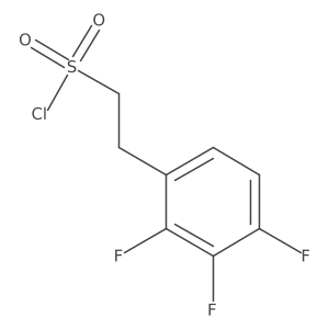 2-(2,3,4-Trifluorophenyl)ethane-1-sulfonyl chloride结构式