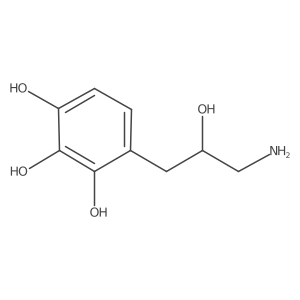 4-(3-Amino-2-hydroxypropyl)benzene-1,2,3-triol Structure