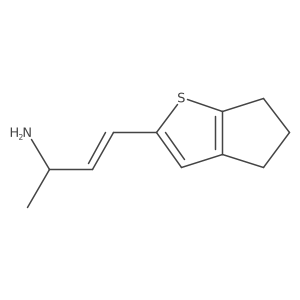 4-{4H,5H,6H-cyclopenta[b]thiophen-2-yl}but-3-en-2-amine结构式