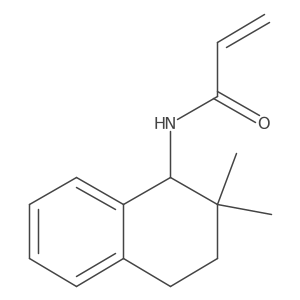 N-(2,2-Dimethyl-3,4-dihydro-1H-naphthalen-1-yl)prop-2-enamide结构式