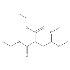 Diethyl (2,2-dimethoxyethyl)malonate Structure